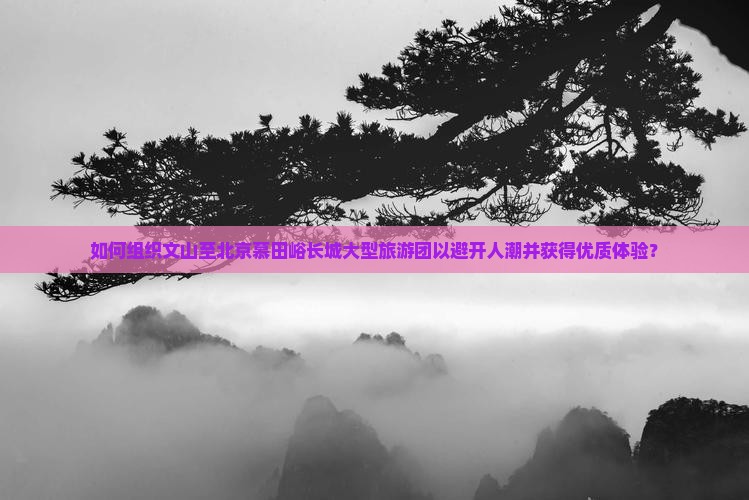 如何组织文山至北京慕田峪长城大型旅游团以避开人潮并获得优质体验？