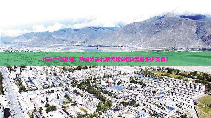 作为一个吃货，从临沧去北京天坛公园3天蘑多少美食？