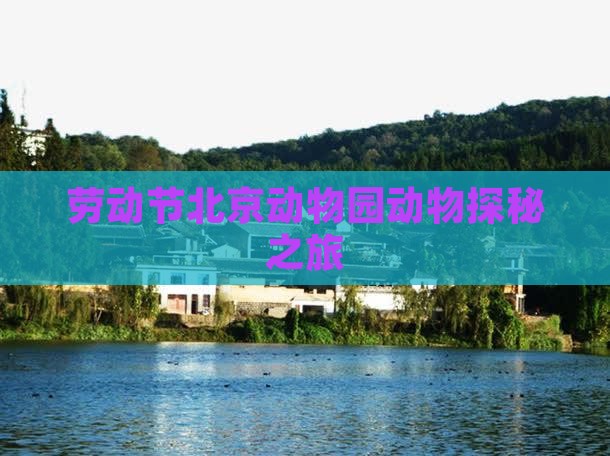 劳动节北京动物园动物探秘之旅