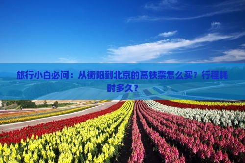 旅行小白必问：从衡阳到北京的高铁票怎么买？行程耗时多久？