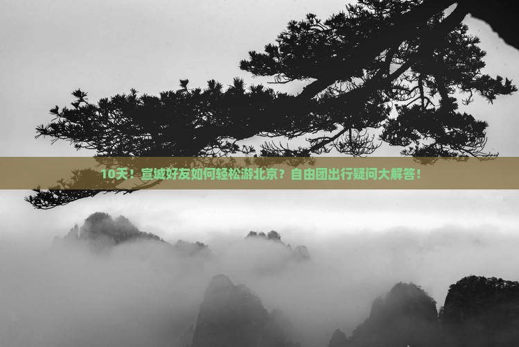 10天！宣城好友如何轻松游北京？自由团出行疑问大解答！