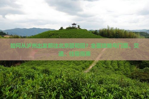 如何从泸州出发前往北京颐和园？全面攻略与门票、交通、住宿指南