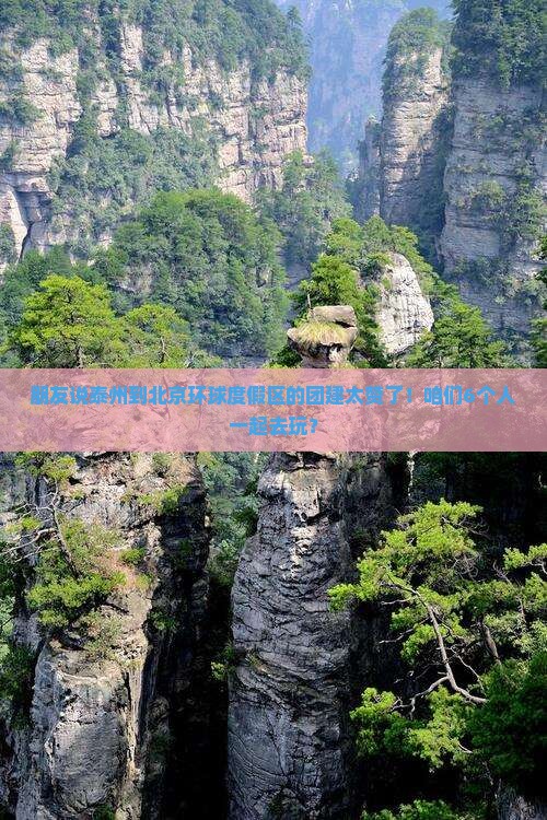 朋友说泰州到北京环球度假区的团建太赞了！咱们6个人一起去玩？