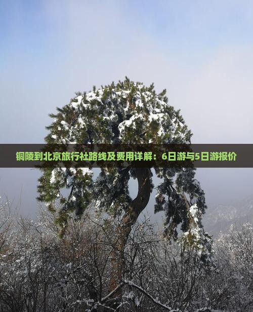 铜陵到北京旅行社路线及费用详解：6日游与5日游报价