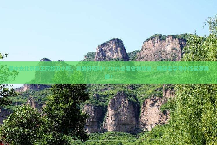 丽水去北京恭王府旅游小吃