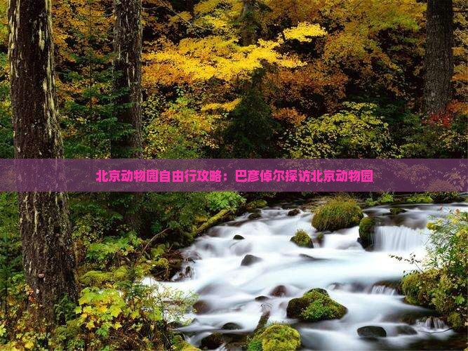 巴彦倬尔去北京动物园自由行
