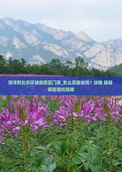 菏泽到北京环球度假区门票