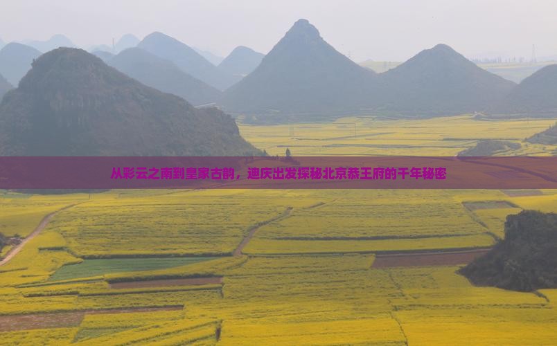 从彩云之南到皇家古韵，迪庆出发探秘北京恭王府的千年秘密