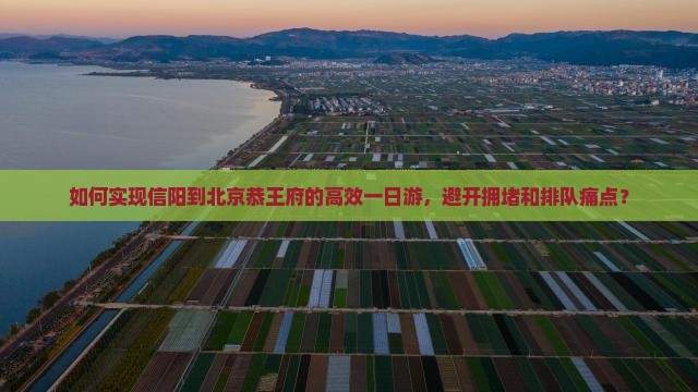 如何实现信阳到北京恭王府的高效一日游，避开拥堵和排队痛点？