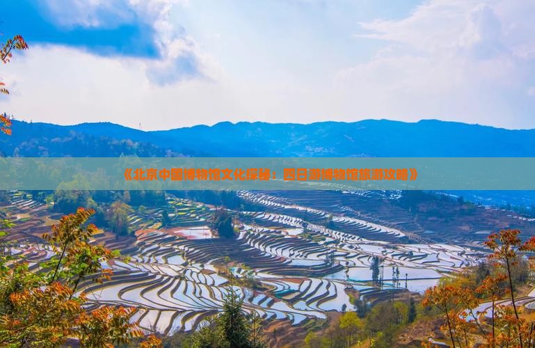《北京中国博物馆文化探秘：四日游博物馆旅游攻略》