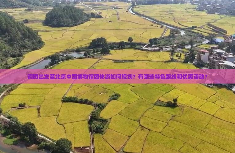 铜陵出发至北京中国博物馆团体游如何规划？有哪些特色路线和优惠活动？