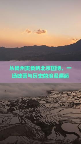 从扬州美食到北京国博，一场味蕾与历史的浪漫邂逅