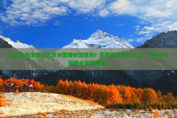 如何从临沧前往北京中国博物馆旅游？需要提前准备什么？行程中有哪些必看的展览？