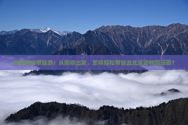 新手妈妈带娃游：从廊坊出发，怎样轻松带娃去北京动物园玩耍？