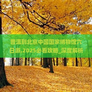普洱到北京中国国家博物馆六日游