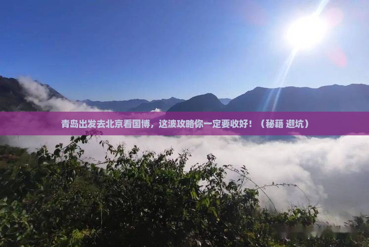 青岛到北京中国国家博物馆旅游
