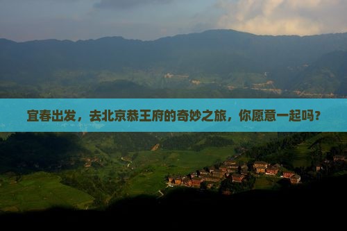 宜春出发，去北京恭王府的奇妙之旅，你愿意一起吗？