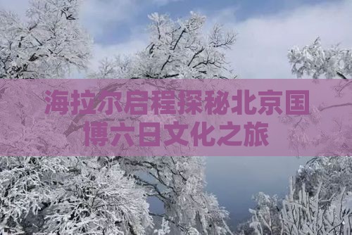 海拉尔启程探秘北京国博六日文化之旅