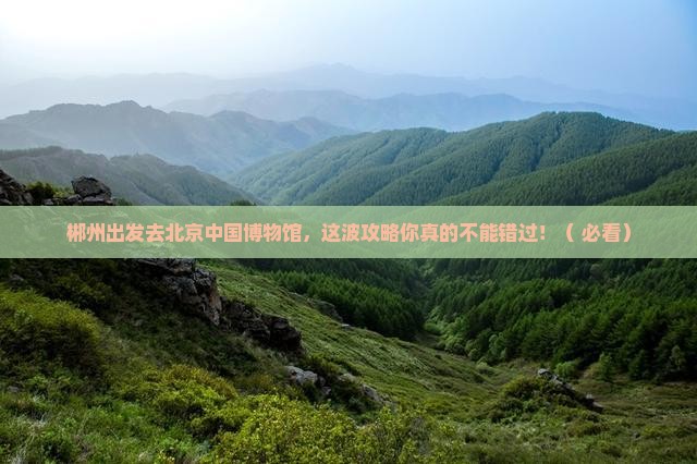 郴州去北京中国国家博物馆景点