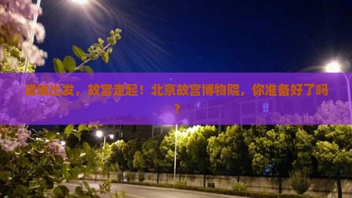 诸城去北京故宫博物院攻略