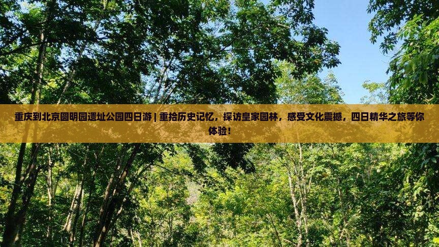重庆到北京圆明园遗址公园四日游