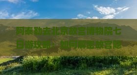 阿泰勒去北京故宫博物院七日游 阿泰勒去北京故宫博物院七日游