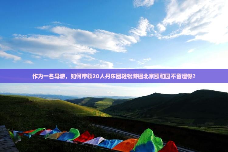 作为一名导游，如何带领20人丹东团轻松游遍北京颐和园不留遗憾？