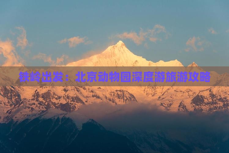 铁岭出发：北京动物园深度游旅游攻略