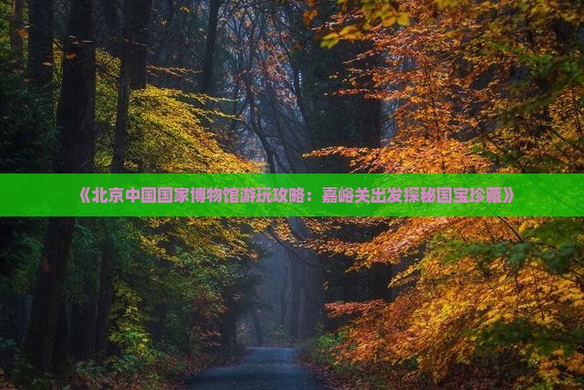 嘉峪关去北京中国国家博物馆哪里玩