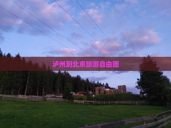 泸州到北京自由团
