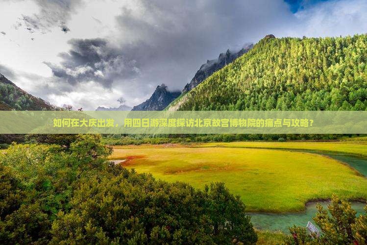 大庆到北京故宫博物院四日游