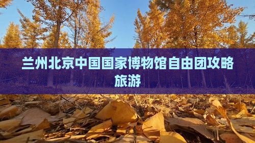 兰州去北京中国国家博物馆自由团