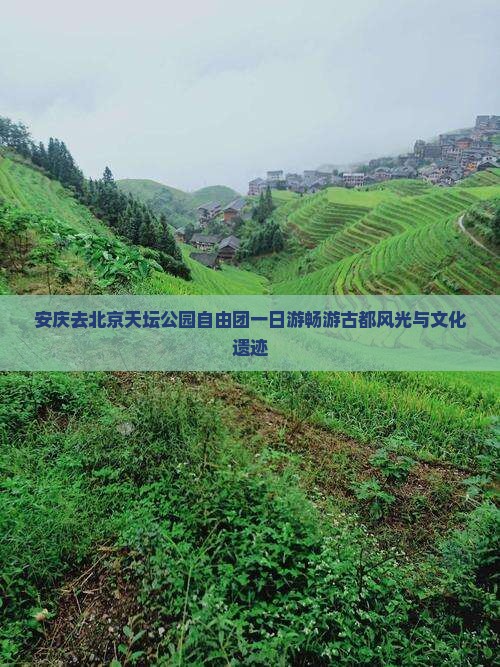 安庆去北京天坛公园自由团