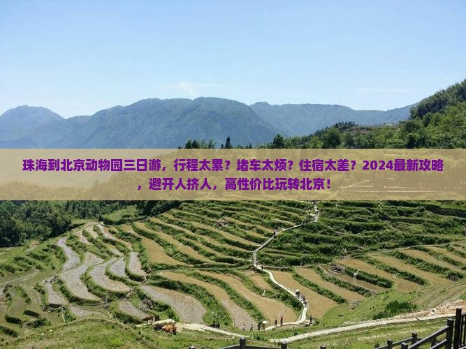 珠海到北京动物园三日游