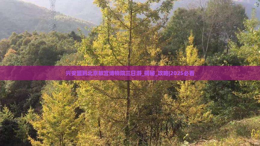 兴安盟到北京故宫博物院三日游
