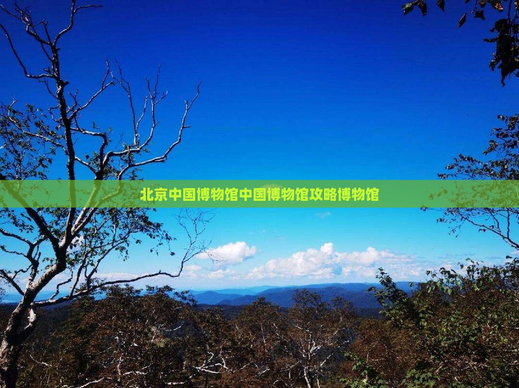 鸡西去北京中国国家博物馆景点