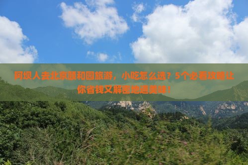 阿坝到北京颐和园旅游小吃