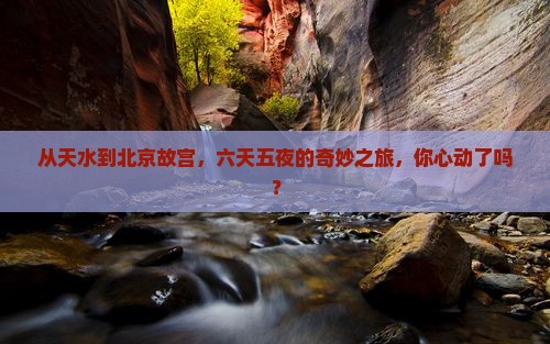 天水去北京故宫博物院六日游