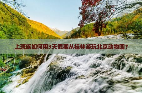 桂林去北京动物园旅游
