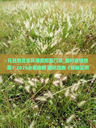 元旦到北京环球度假区门票 元旦到北京环球度假区门票