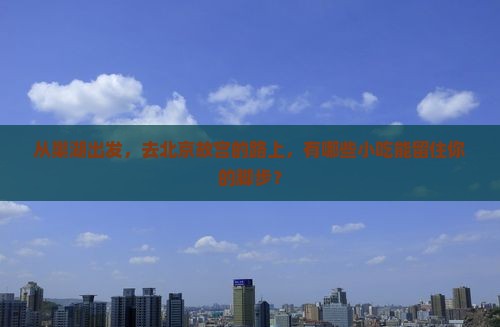 巢湖到北京故宫博物院旅游小吃