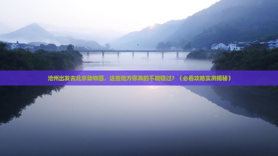 沧州到北京动物园必去地