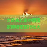 大庆去北京中国国家博物馆旅行社