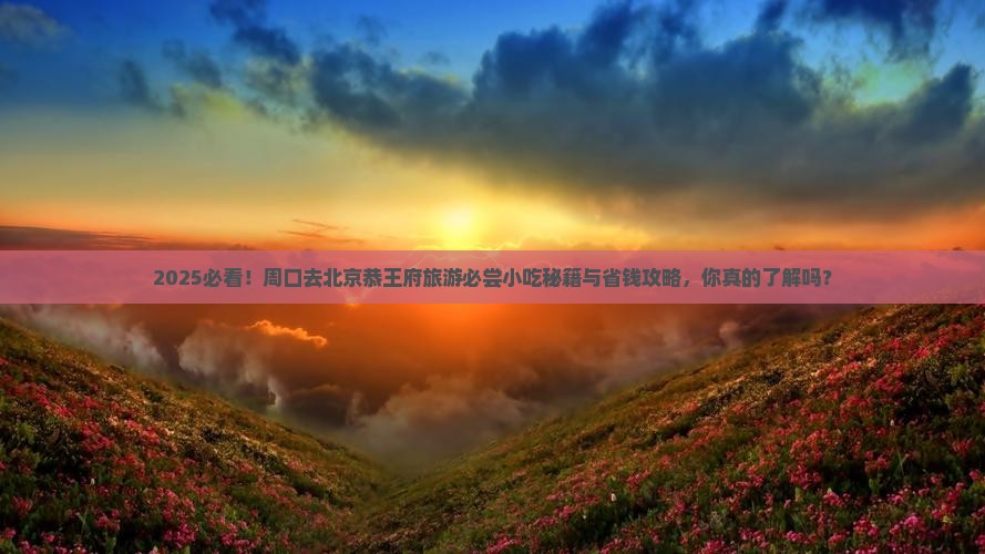 周口去北京恭王府旅游小吃