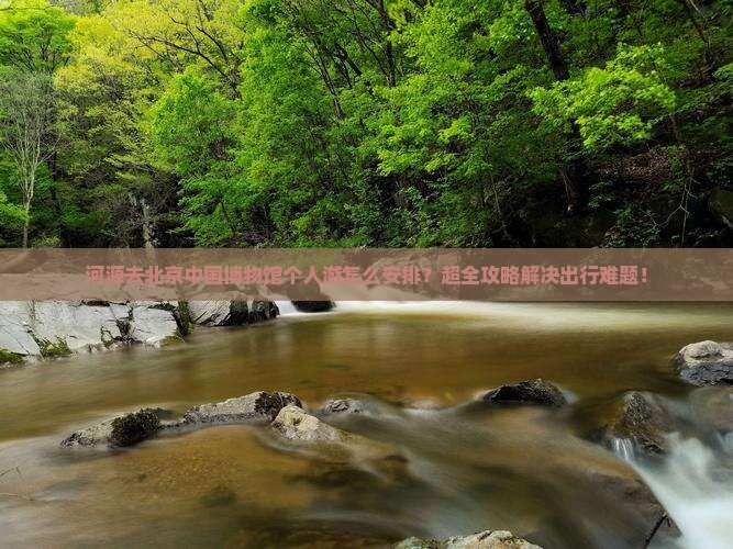 河源去北京中国国家博物馆个人游