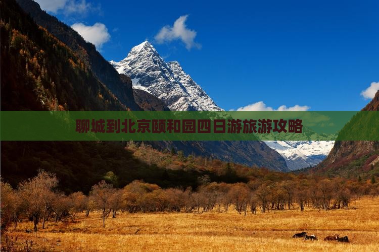 聊城到北京颐和园四日游