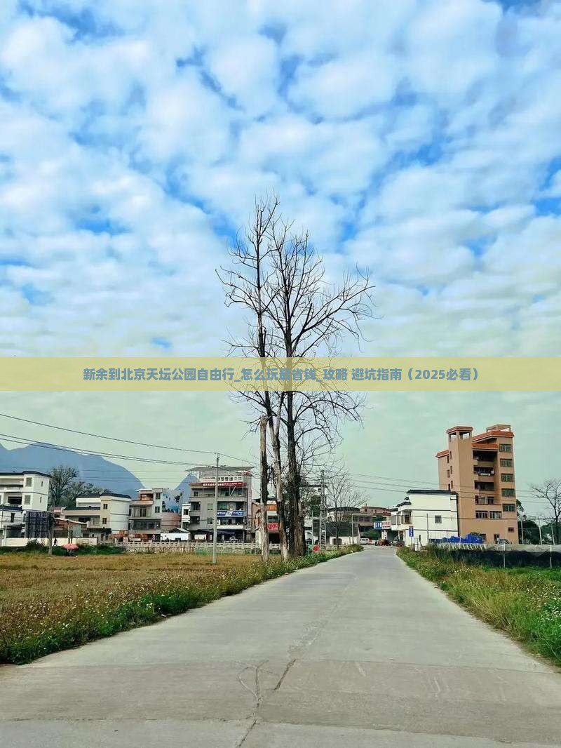 新余到北京天坛公园自由行