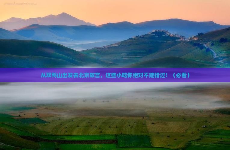 双鸭山去北京故宫博物院旅游小吃