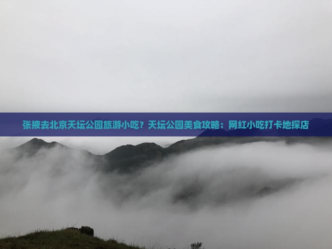 张掖去北京天坛公园旅游小吃