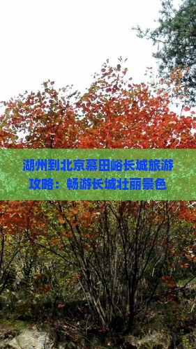 湖州到北京慕田峪长城自由行
